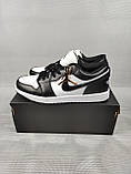 Кросівки Nike Air Jordan 1 Low Retro Black Чоловічі 41-46, фото 2