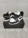 Кросівки Nike Air Jordan 1 Low Retro Black Чоловічі 41-46, фото 3