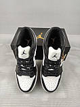 Кросівки Nike Air Jordan 1 Low Retro Black Чоловічі 41-46, фото 4