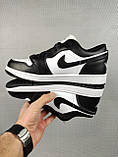 Кросівки Nike Air Jordan 1 Low Retro Black Чоловічі 41-46, фото 10