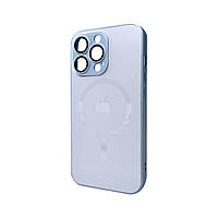 Чохол для смартфона AG Glass Matt Frame Color MagSafe Logo for Apple iPhone 13 Pro Sierra Blue inc trs