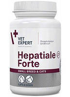 VetExpert Hepatiale Forte Харчова добавка для підтримки та захисту функцій печінки у кішок та собак малих порід40к Pan