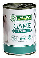 Корм Nature's Protection Adult Game влажный с дичью для взрослых собак всех пород 800 гр ES, код: 8452188