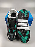 Кросівки Adidas Niteball Black/Green демісезонні, фото 4