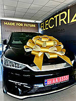 Бант на машину  LUX  1 метр (не картон) золотий