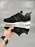 Кросівки чоловічі New Balance 574 Sport Black, фото 2