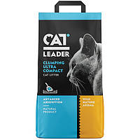 Ультракомкующийся наполнитель в кошачий туалет Cat Leader Clumping Wild Nature КЭТ ЛИДЕР АРОМАТ ДИКОЙ ПРИРОДЫ