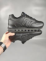 Кроссовки мужские New Balance 574 Leather Black