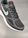 Кросівки чоловічі Nike Running Navy Gray сітка весна літо, фото 3