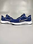 Кросівки чоловічі Nike Running Flygnit Blue сітка весна літо, фото 6
