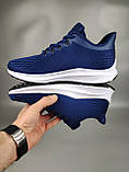 Кросівки чоловічі Nike Running Flygnit Blue сітка весна літо, фото 10