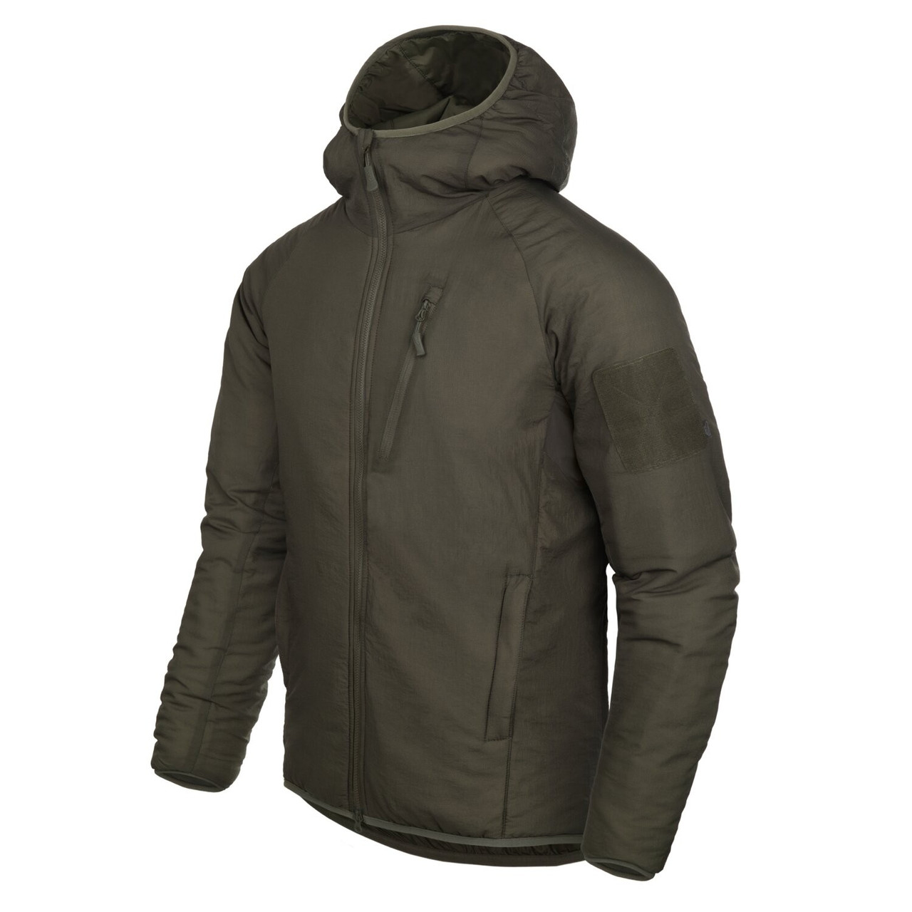 Куртка утеплена Helikon-Tex® Wolfhound Hoodie® - Climashield® Apex 67g - Taiga Green