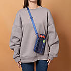 Пляшка-фляга Yes Fusion 750 мл, блакитна, фото 7