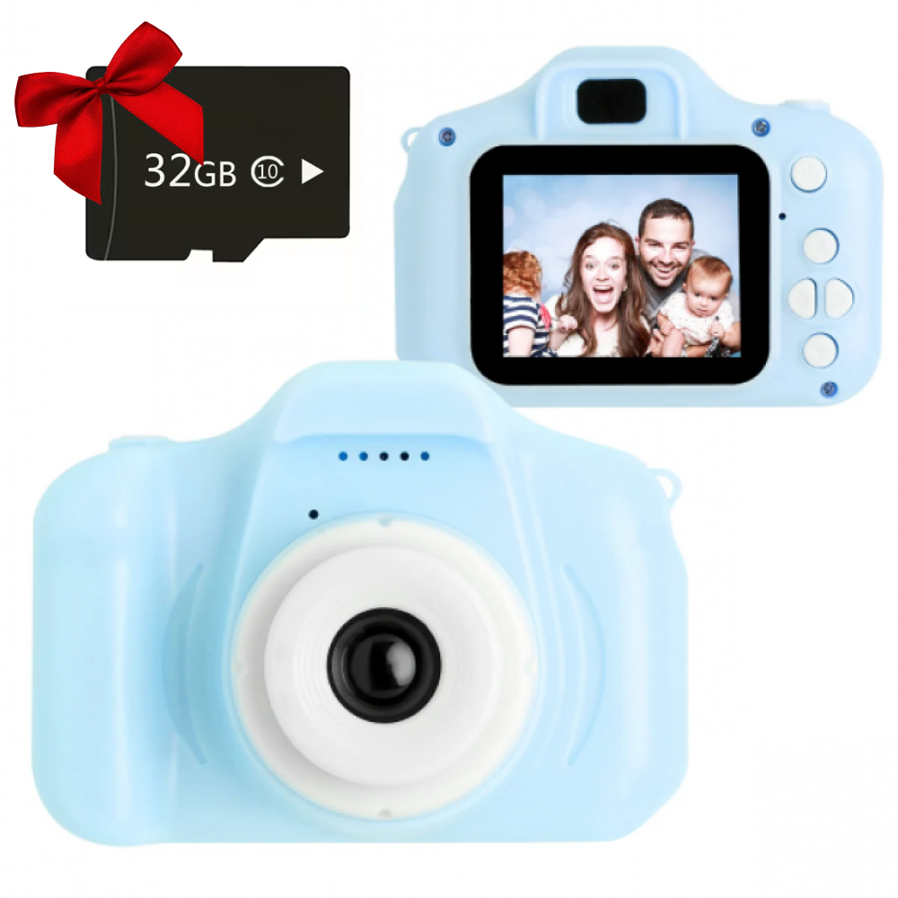 Дитячий фотоапарат 1080 HD, 5 Mp + Подарунок Карта пам'яті на 32GB / Фотокамера дитяча