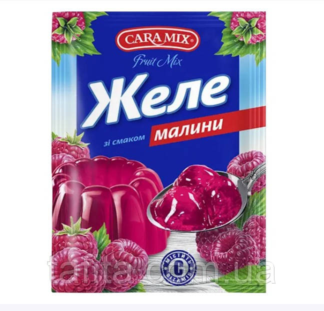 Желе зі смаком малини Caramix 80 г