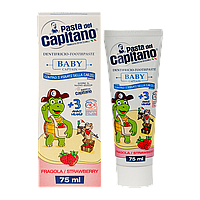 Зубная паста Pasta Del Capitano Baby Strawberry 3+ 75 мл CP, код: 7723431