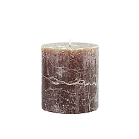 Свеча цилиндрическая Candlesense Decor Rustic 75*70 33 ч Коричневая CP, код: 7824223