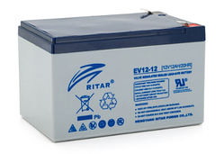 Тягова акумуляторна батарея RITAR EV12-12,12V 12Ah, F2 ( 151 х 99 х 97 ), Q4