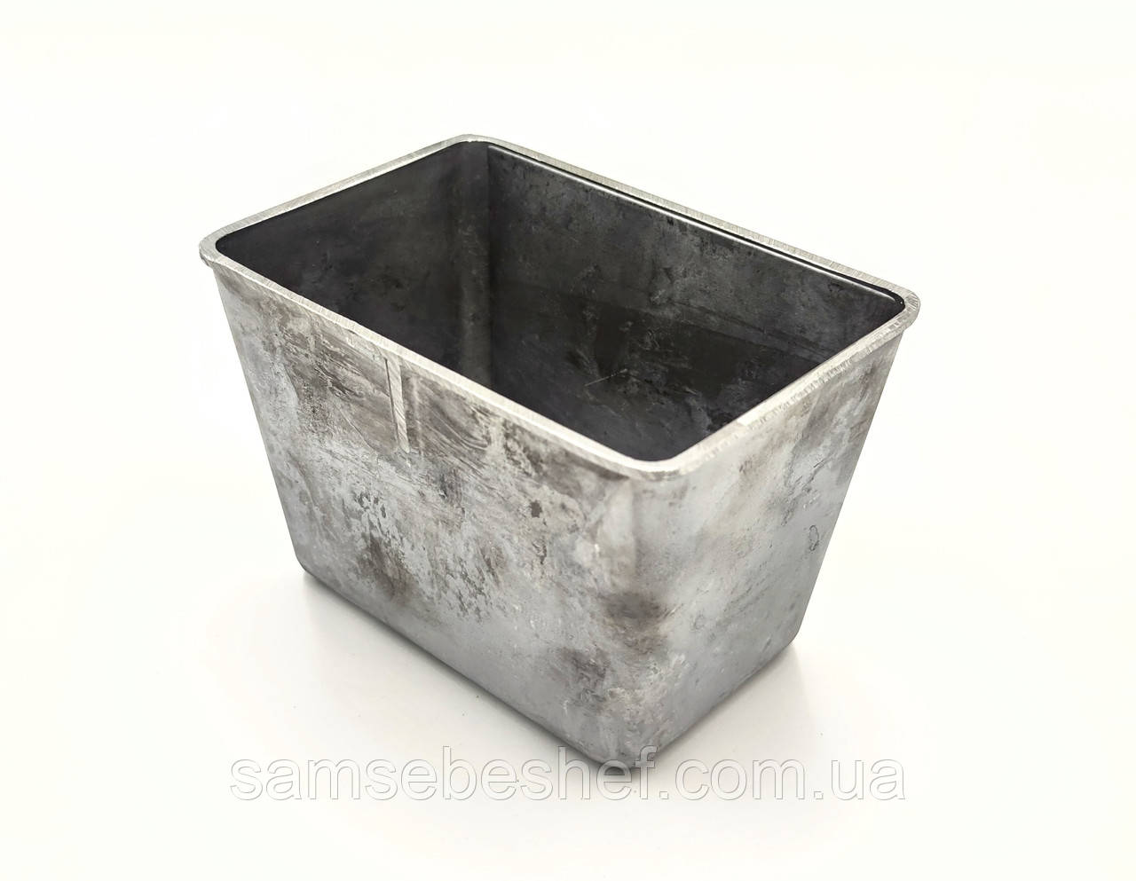 Алюмінієва форма для випікання хліба №11 Бородинський посилена неполірована, фото 1