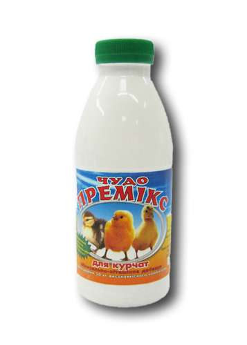 Премікс "Диво" 1% для курчат 500 г (пляшка) кормова добавка