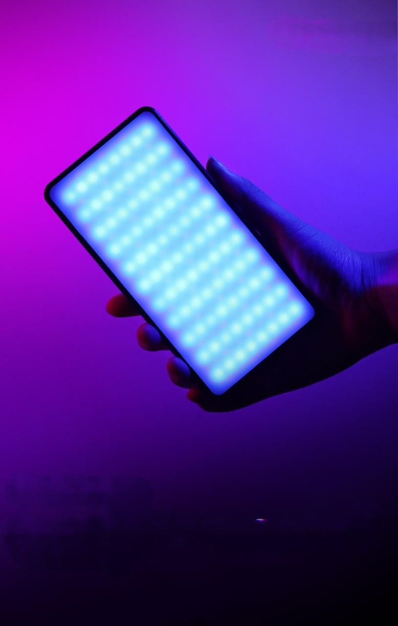Світлодіодне накамерне світло Ulanzi VIJIM VL196 RGB для відео фото 12 Вт швидке заряджання
