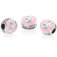 Серебряный шарм Pandora Disney Vintage Minnie 797170EN96 GM