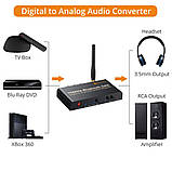 Цифро аналоговий аудіоконвертер 192 кГц Bluetooth APT-X AAC SBC DAC конвертер Neoteck NTK108C, фото 5