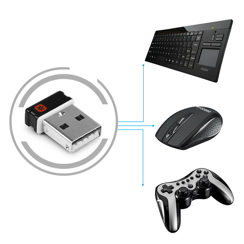 Приймач Logitech Unifying U0007 Ресивер адаптер для миші Logitech з жовтогарячою зіркою