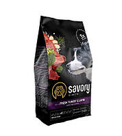 Корм Savory Adult Small Breed Fresh Turkey Lamb сухой с индейкой и ягненком для собак мелких LW, код: 8451343