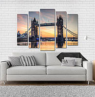Модульна картина Poster-land Лондон Міст Art-23_5 NB, код: 6502169