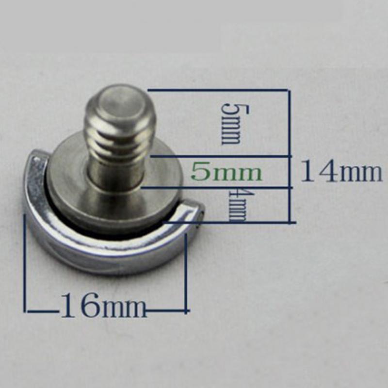 Гвинт для 1/4 камери D-подібне кільце для кріплення камери до штатива або монопода - фото 2 - id-p2164968231