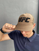 Тракер кепка UFC хаки Большой логотип