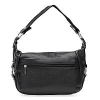 Женская кожаная сумка Borsa Leather K1131-black GM