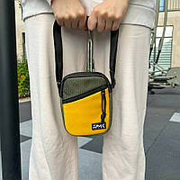 Женская сумка через плече МСR4 желтая/хаки