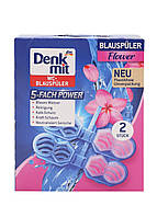 Туалетный блок для унитаза Denkmit Flower 2 шт IS, код: 8080175