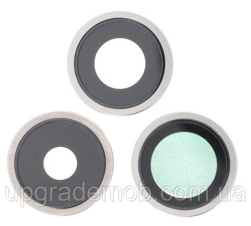 Скло камери iPhone 15 Pro білий White Titanium + кільце комплект 3, фото 1