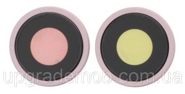 Скло камери iPhone 15/15 Plus рожеве Pink + кільце комплект 2, фото 1