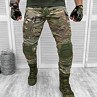 Штаны мультикам летние/весенние с наколенниками рип стоп тактические штурмовые для ЗСУ армейские военные