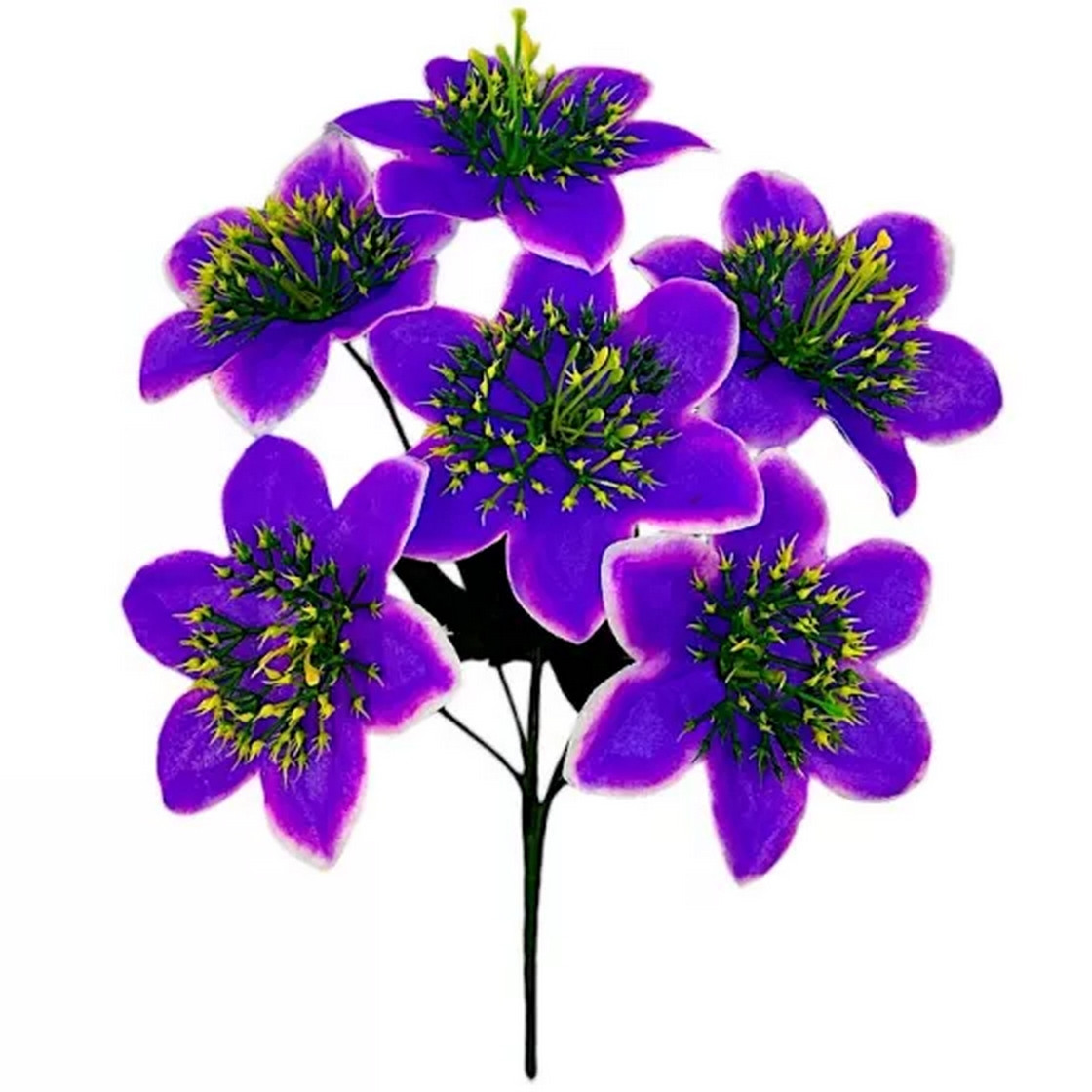 Штучні квіти букет лілії Їжачки, 37 см (40 шт. в уп)