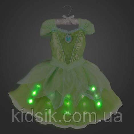 Карнавальний костюм Дінь Дінь + сяючі крила Дісней. Дісней/ Disney Tinkerbell, фото 1