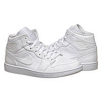 Кросівки чоловічі Jordan 1 Mid White (554724-130) 40 Білий NX, код: 7618771