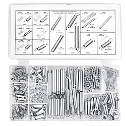 Набор пружин 16 видов (сжатие и разжатие) 200 шт.