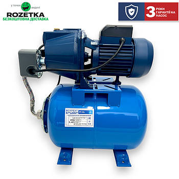 Насосна станція JET100S/24 EXPERT PUMP  1,1квт, 50м, 50л/хв для водопостачання, поливу гідроакумулятор 24л автоматика