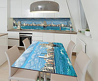 Наклейка 3Д виниловая на стол Zatarga «На встречу мечте» 600х1200 мм для домов, квартир, стол NX, код: 6443077
