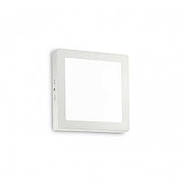 Потолочный светильник UNIVERSAL 18W SQUARE BIANCO IDEAL LUX 138640 ST, код: 6955245