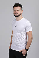 Фитнес футболка однотонная мужская Speed Life XF-1471 2XL Белый (2000989516903) BM, код: 7916364