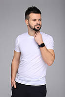 Фитнес футболка однотонная мужская Speed Life XF-1509 2XL Белый (2000989559795) BM, код: 7916379