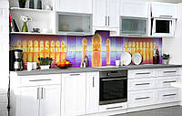 Наклейка на скинали Zatarga на кухню «Золотая мечеть» 600х2500 мм виниловая 3Д наклейка кухон NB, код: 6440455