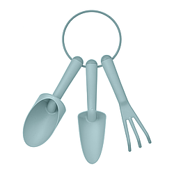 Садовий набір IKEA GRÄSMARÖ 3 шт сіро-блакитний 005.607.65