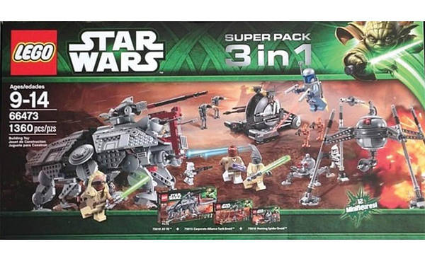 Lego star wars super pack hotsell